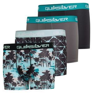 NEW Quiksilver Boys Underwear 4 Pack Boxer Briefs for Boys 6-18 Durable Stretch
